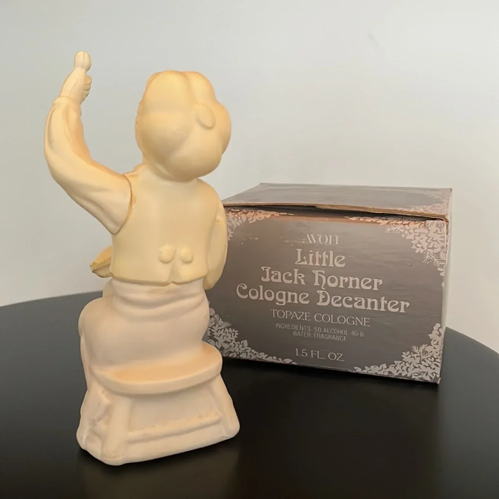 Avon Vintage Little‎ Jack Horner Topaz cologne bottle